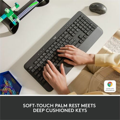 Logitech Signature K650 (Graphite) - Wireless Connectivity - Bluetooth/RF