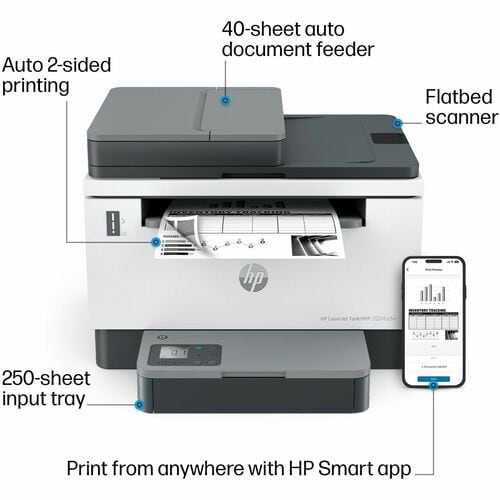 HP LaserJet Tank 2604sdw Wired & Wireless Laser Multifunctio