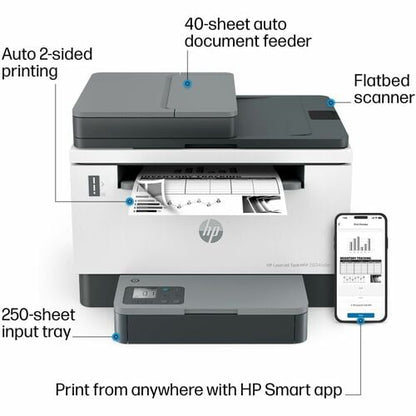 HP LaserJet Tank 2604sdw Wired & Wireless Laser Multifunctio