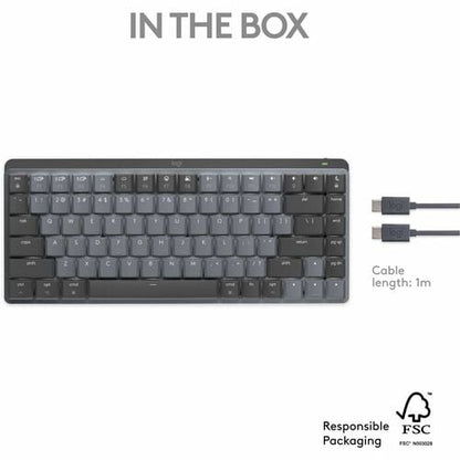 Logitech MX Mechanical Keyboard - Wireless Connectivity - Bluetooth