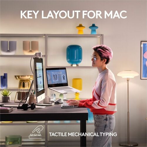 Logitech Master Series MX Clavier mécanique sans fil avec éclairage performant