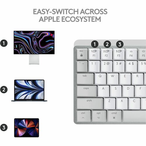 Logitech Master Series MX Clavier mécanique sans fil avec éclairage performant