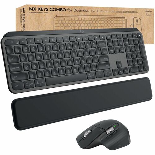 Combo de teclas Logitech MX para empresas: teclado y ratón inalámbricos de 2.ª generación