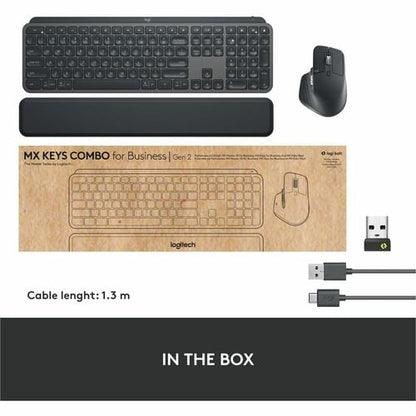 Combo de teclas Logitech MX para empresas: teclado y ratón inalámbricos de 2.ª generación