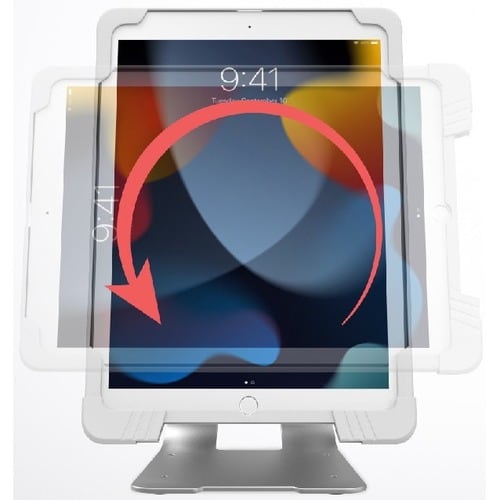 Funda de seguridad antirrobo digital CTA con soporte para iPad de 5.ª a 9.ª generación y iPad Air 1