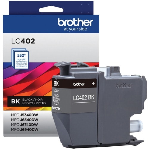Brother LC402BKS Original Inkjet Ink Cartridge - Black - 1 E