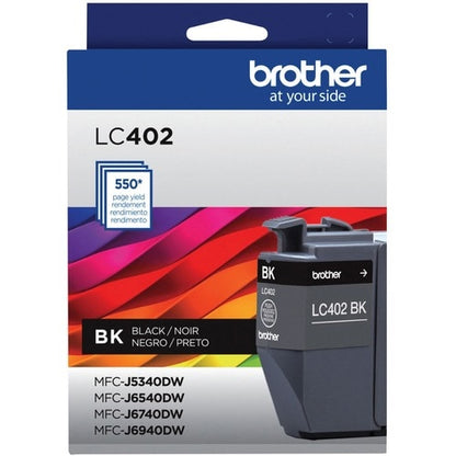 Brother LC402BKS Original Inkjet Ink Cartridge - Black - 1 E