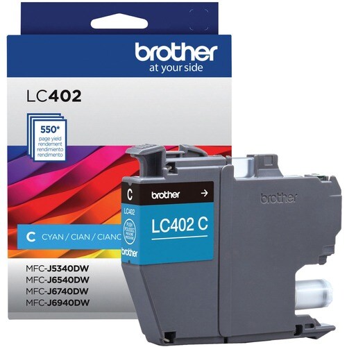 Brother LC402CS Original Inkjet Ink Cartridge - Cyan - 1 Eac