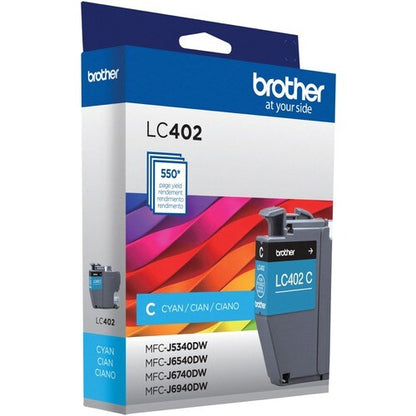 Brother LC402CS Original Inkjet Ink Cartridge - Cyan - 1 Eac