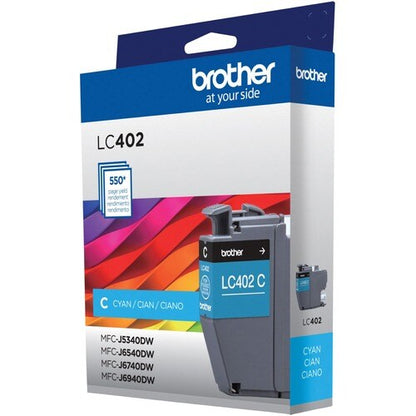 Brother LC402CS Original Inkjet Ink Cartridge - Cyan - 1 Eac