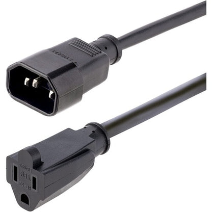 StarTech.com 3ft (1m) Power Extension Cord