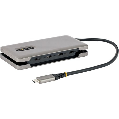 StarTech.com 4-Port USB-C Hub, USB 3.2 Gen 2, 10Gbps, 100W Power Delivery Pass