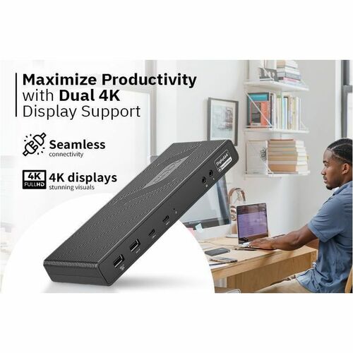 CODi Dual 4K Universal Docking Station - 60 W