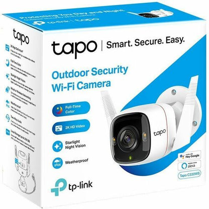 TP-Link Tapo C320WS - Cámara de seguridad Wi-Fi para exteriores con resolución 2K y 4 MP - 2K QHD S