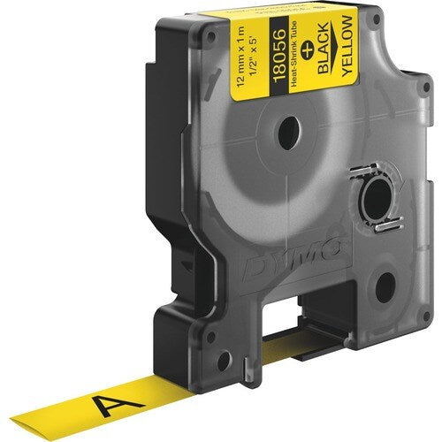 Dymo Heat Shrink Tube Label - 0.5" Width x 5ft Length - Rect