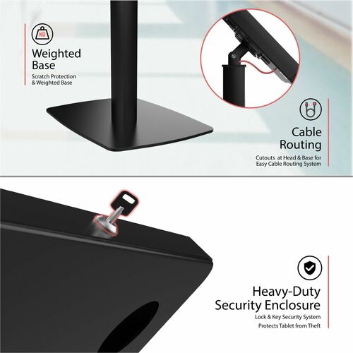 CTA Digital Premium Thin Profile Floor stand w/ Sm