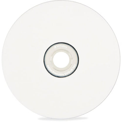 Verbatim DVD+R 4.7GB 16X White Inkjet Printable - 100pk Spin