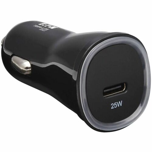 Chargeur de voiture USB Tripp Lite par Eaton – Charge PD 25 W, USB-C, noir