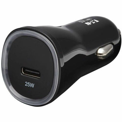 Chargeur de voiture USB Tripp Lite par Eaton – Charge PD 25 W, USB-C, noir