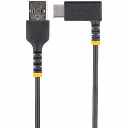 StarTech.com 12in (30cm) USB A to C Charging Cable Right Angle, Heavy