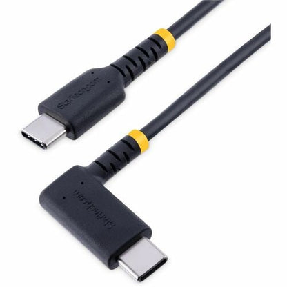 Câble de charge USB-C coudé StarTech.com de 30 cm (1 pi), 60 W PD 3 A, H