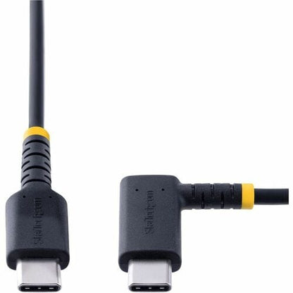 Câble de charge USB-C coudé StarTech.com de 30 cm (1 pi), 60 W PD 3 A, H