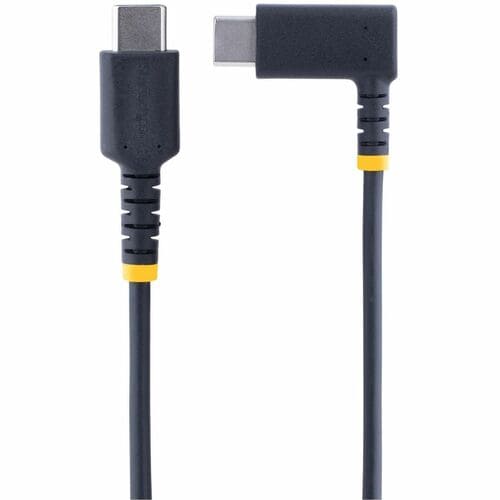 Câble de charge USB-C coudé StarTech.com de 30 cm (1 pi), 60 W PD 3 A, H