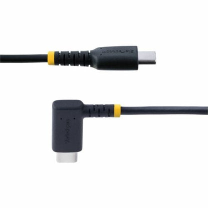 Câble de charge USB-C coudé StarTech.com de 30 cm (1 pi), 60 W PD 3 A, H
