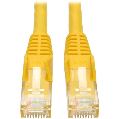 Cable de conexión UTP Cat6 de Tripp Lite - 4.2 m - 1 conector RJ-45 macho - 1 conector RJ-45 macho - Amarillo