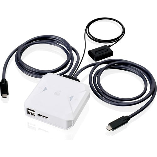 KVM USB-C 2 ports 4K avec sortie DisplayPort