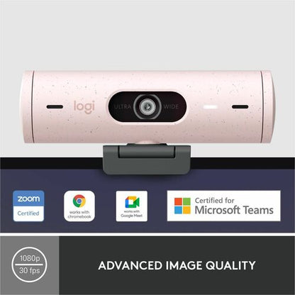 LOGITECH BRIO 500-ROSE MULTI 8