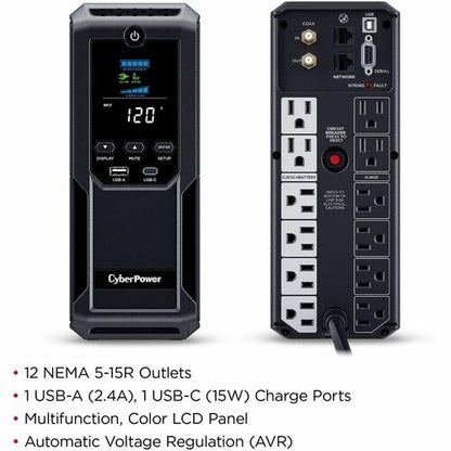 Cyber ​​Power CyberPower UPS LCD inteligente CP1350AVRLCD3 1350VA Mini-t