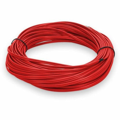 Câble fibre optique duplex OS2 rouge OFNR LC (mâle) vers LC (mâle) AddOn 15 m (riser)