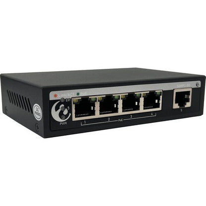 Commutateur PoE SD4P1-90 4x10/100 Mbit/s avec liaison montante 1x100 Mbit/s