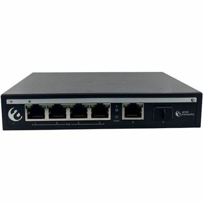 COMMUTATEUR POE 4 PORTS GIGABIT SG4P1-60 AVEC 1 GIGABIT RJ45 ET 1 SFP