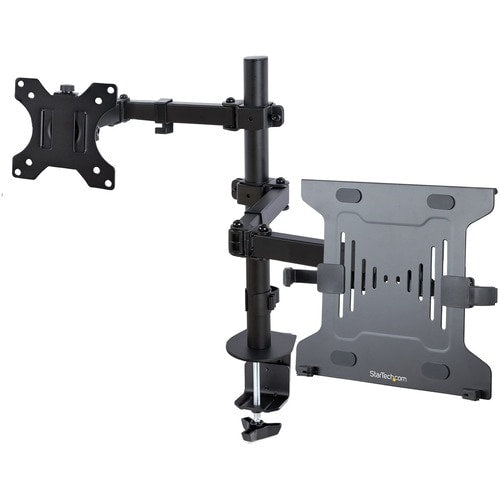 StarTech.com Monitor Arm with VESA Laptop Tray, Fo