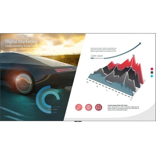 Écran d'affichage numérique LG LAEC015-GN2 - 136" (3 454,40 mm) LCD
