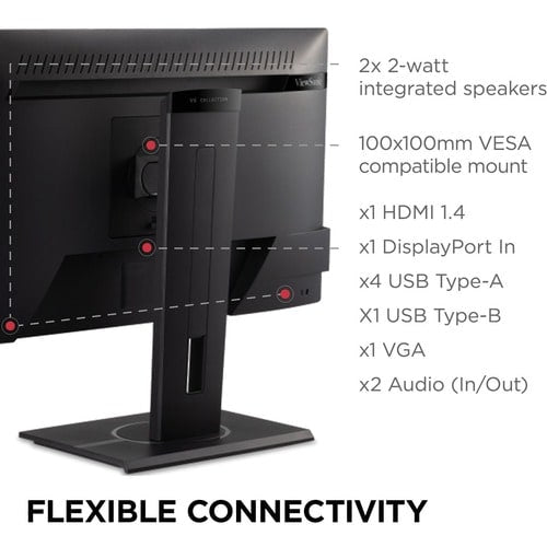 Moniteur LED Full HD ViewSonic Graphic VG2240 22 pouces - 16:9 - Noir