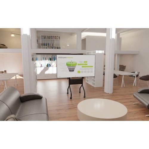 Chariot mobile audiovisuel réglable en hauteur Chief Voyager