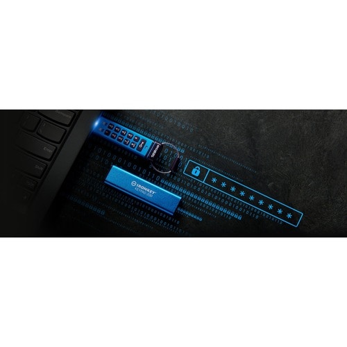 MULTI 1 128GB IRONKEY KYPAD 200 FIPS 1403 LVL3 PENDING AES256 ENCRY