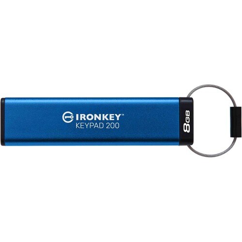 IronKey Keypad 200 8GB USB 3.2 (Gen 1) Type A Flash Drive -