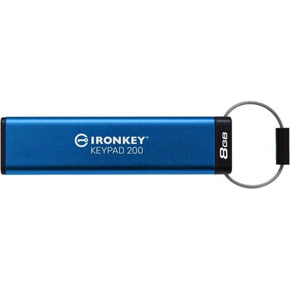 IronKey Keypad 200 8GB USB 3.2 (Gen 1) Type A Flash Drive -