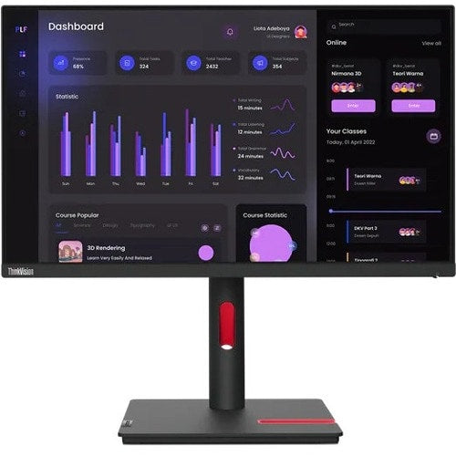 Lenovo ThinkVision T24i-30 24\" Class Full HD LED Monitor - 16:9