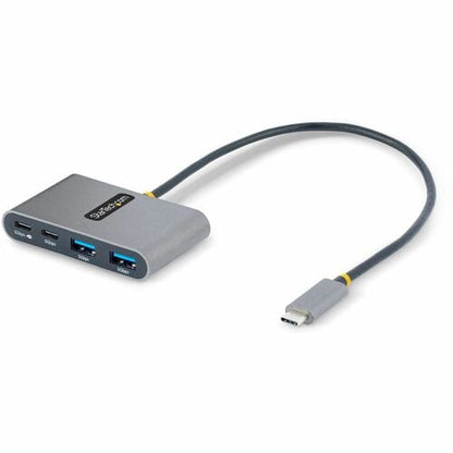 StarTech.com 4-Port USB-C Hub with 100W Power Delivery Pass