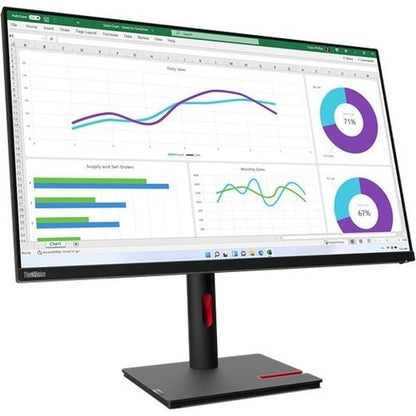 Lenovo ThinkVision T32h-30 32\" Class WQHD LED Monitor - 16:9
