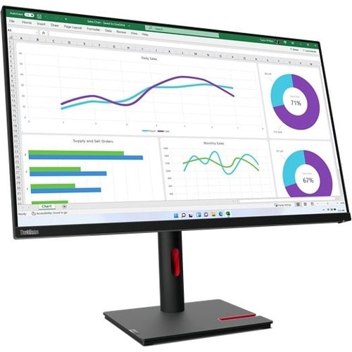 Lenovo ThinkVision T32h-30 32\" Class WQHD LED Monitor - 16:9