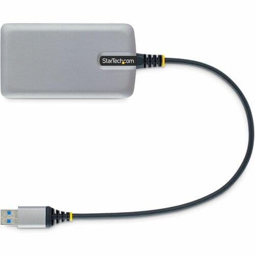 Hub USB 3 ports StarTech.com avec Ethernet, ports USB-A, Gigabit Ethernet/GbE, 5 Gbit/s, bus