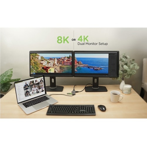 IOGEAR USB-C 8K Nano Dock Pro - para portátiles, tabletas, monitores, teclados y ratones