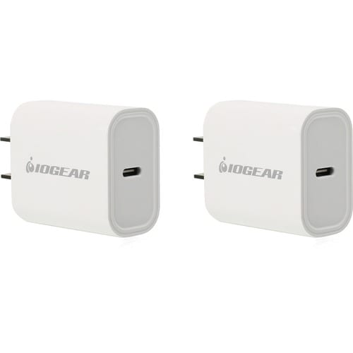 Cargador compacto USB-C de 20 W IOGEAR GearPower (paquete de 2)