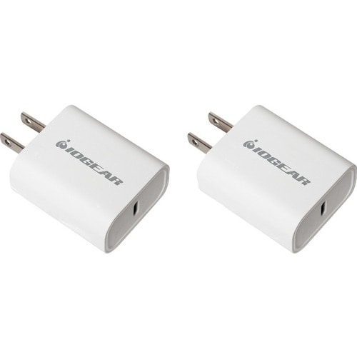 Cargador compacto USB-C de 20 W IOGEAR GearPower (paquete de 2)